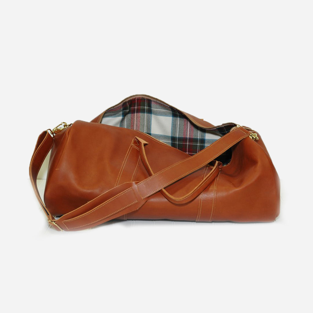 Large Leather Duffle Bag