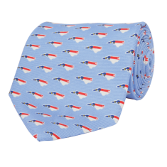 North Carolina Traditional Tie Light Blue