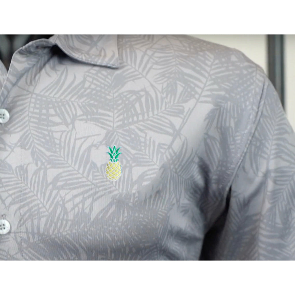 Pineapple Pau Hana Performance Hawaiian Shirt