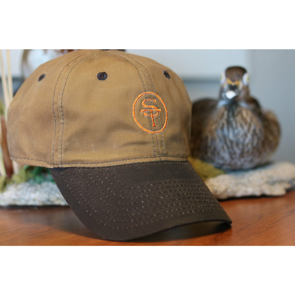 State Traditions ST Logo Hat Waxed Brown