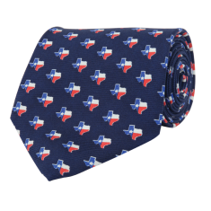 Texas Traditional Tie Navy