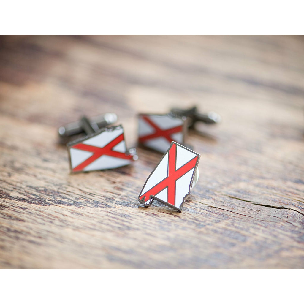 Alabama Traditional Cuff Links Set