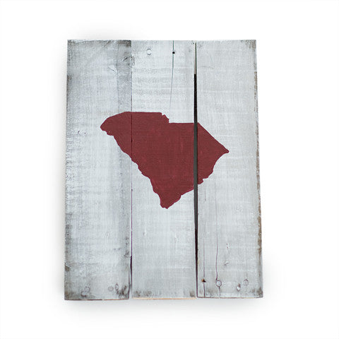 South Carolina Columbia Gameday Reclaimed Wooden Pallet Art Painted
