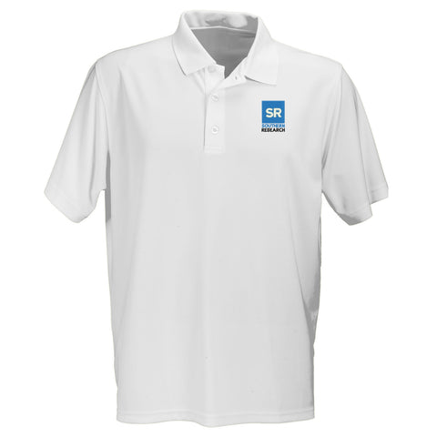 Southern Research Clubhouse Performance Polo White