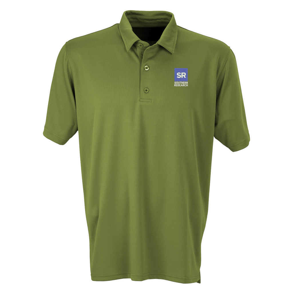 Southern Research Men's Clubhouse Performance Polo Moss Green