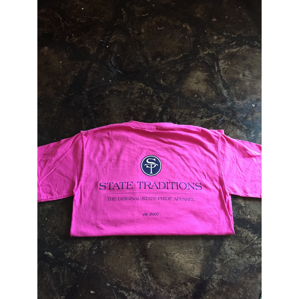 Hot Pink ST Logo S/S Tees