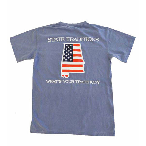 Alabama Patriot T-Shirt Blue Jean