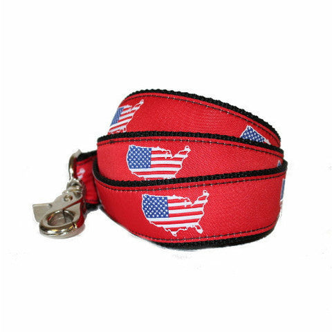 America Traditional Dog Leash/Lead Red