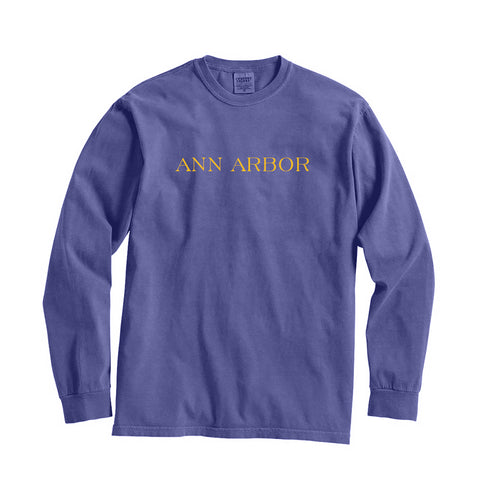 Michigan Ann Arbor City Series Long Sleeve T-Shirt