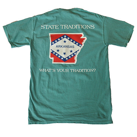 Arkansas Traditional T-Shirt Seafoam