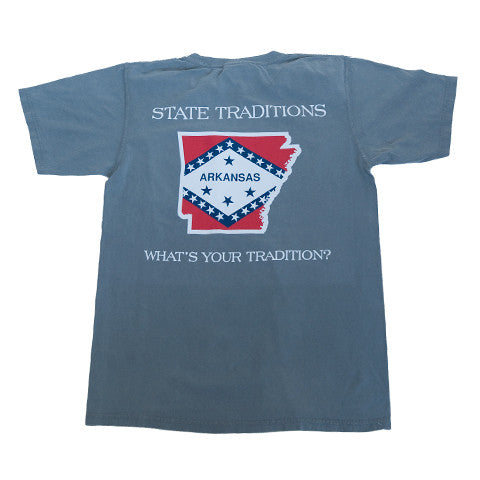 Arkansas Traditional T-Shirt Grey