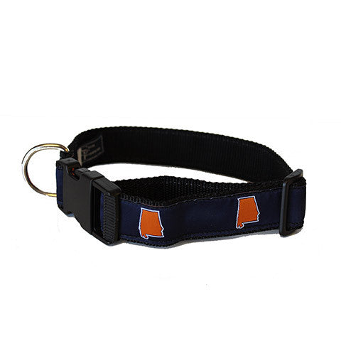 Alabama Auburn Gameday Dog Collar