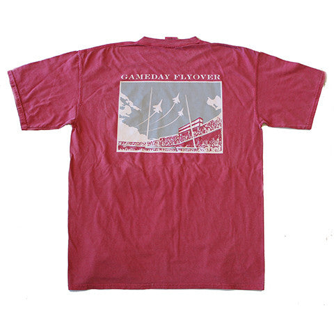 State Traditions Gameday Flyover T-Shirt Crimson and Grey