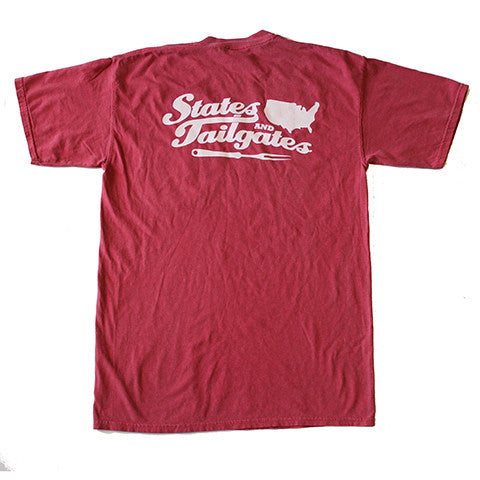 States and Tailgates T-Shirt Crimson