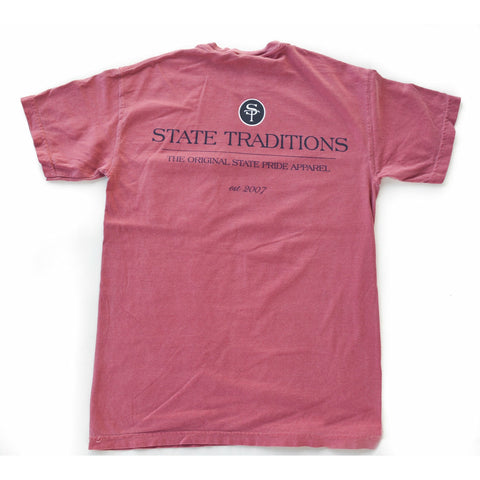 State Traditions Logo T-Shirt Brick
