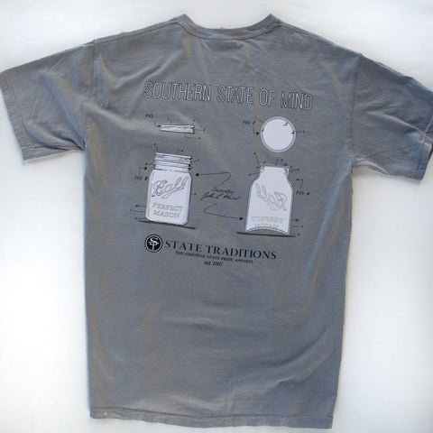 Mason Jar T-Shirt Grey