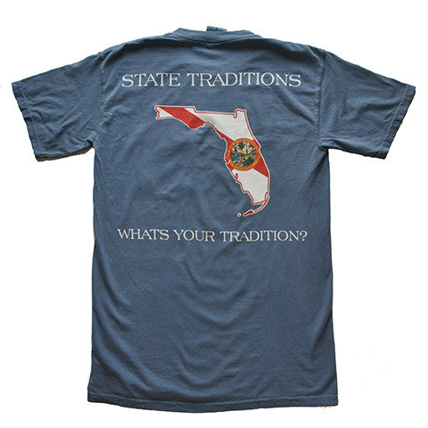 Florida Traditional T-Shirt Blue