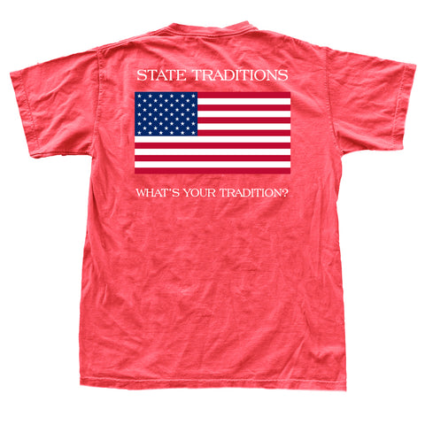 American Flag T-Shirt Red