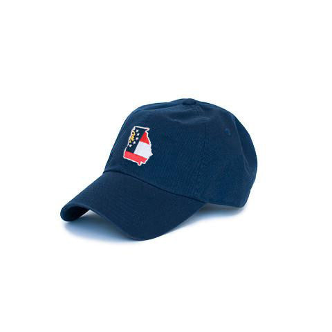 Georgia Classic Adjustable Navy Hat. Georgia Traditional Hat, Georgia Cap, Peach State Pride.