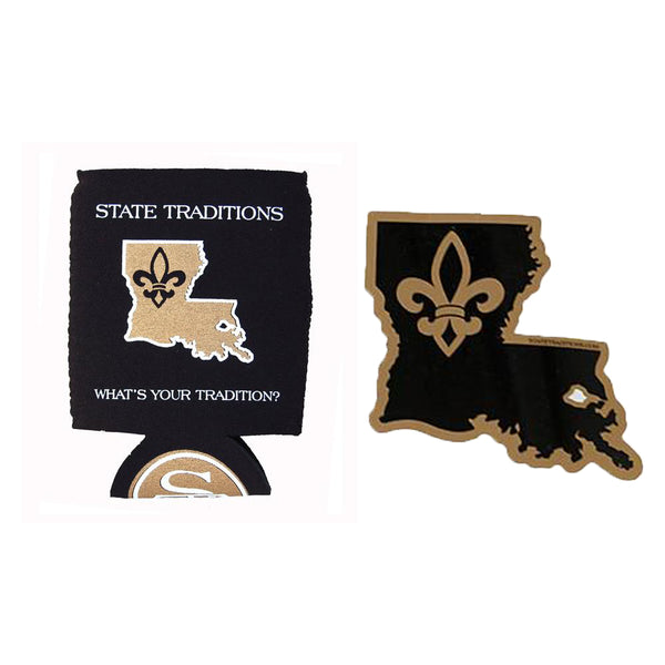 Who Dat Hugger + Sticker Bundle