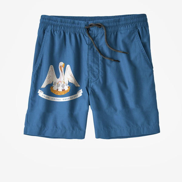 Louisiana State Flag Swim Trunks