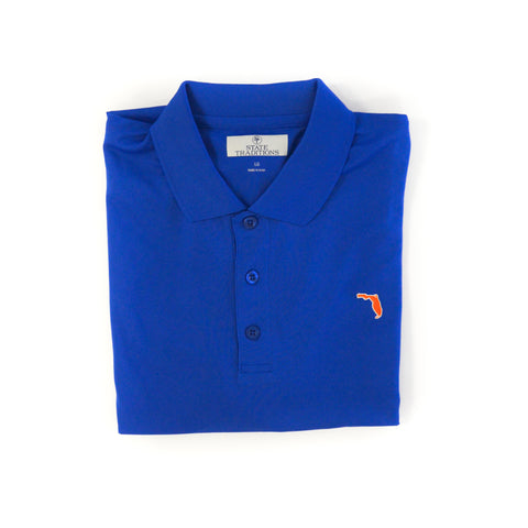 Florida Gainesville Clubhouse Performance Polo Blue