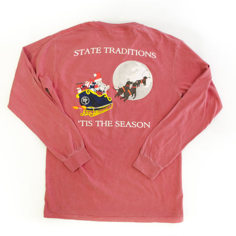 'Tis the Season Longsleeve T-Shirt Red