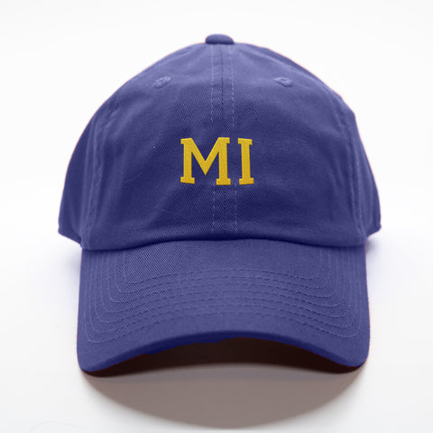 "MI" Michigan Gameday Letterman Hat
