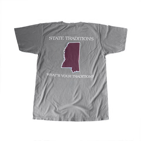 Mississippi Starkville Gameday T-Shirt Grey
