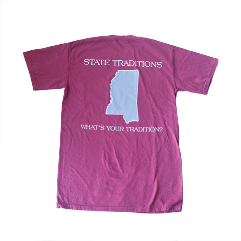 Mississippi Starkville Gameday T-Shirt Maroon