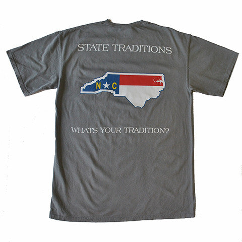 North Carolina Traditional T-Shirt Grey