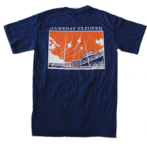 State Traditions Gameday Flyover T-Shirt Navy and Orange