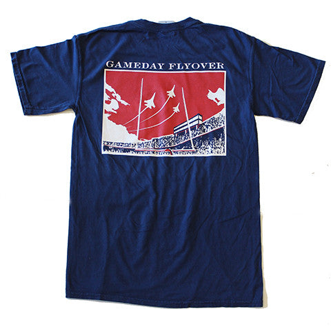 State Traditions Gameday Flyover T-Shirt Navy and Red