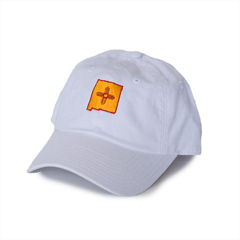 New Mexico Traditional Hat White