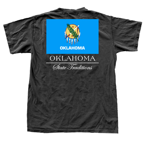 state of oklahoma flag, flag shirt, OK t-shirt