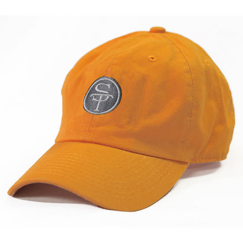 ST Logo Hat Orange and White
