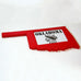 Oklahoma Picture Frame Red