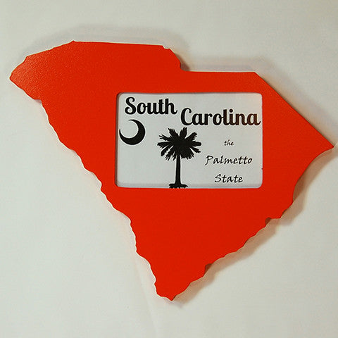 South Carolina Picture Frame Orange
