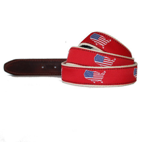 America Traditional Belt Red