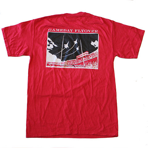 State Traditions Gameday Flyover T-Shirt Red and Black