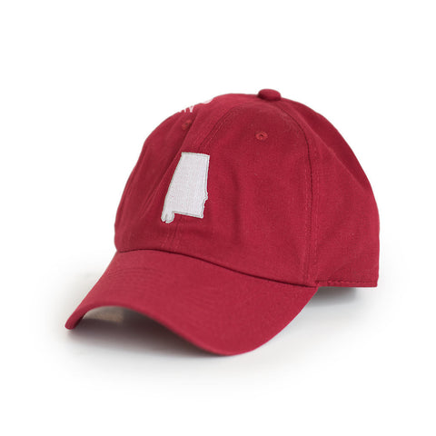Crimson Alabama Tuscaloosa Gameday Hat Crimson Side View