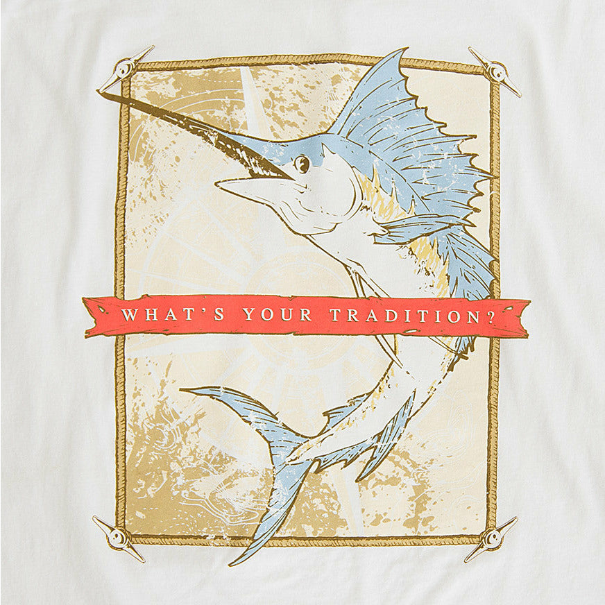 Coastal Collection Sailfish T-Shirt White