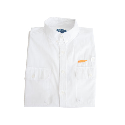 Tennessee Knoxville Coastline Vented Woven Shirt White