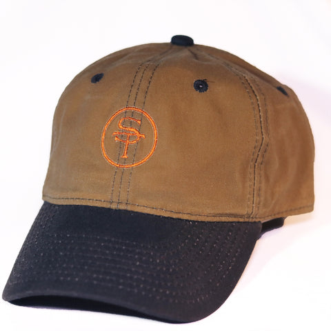 State Traditions ST Logo Hat Waxed Brown