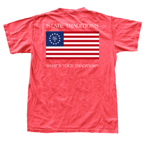 ST American Flag T-Shirt Red