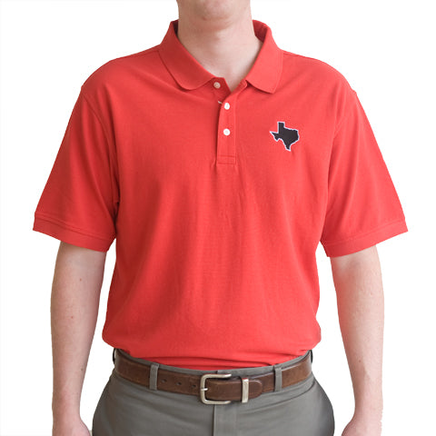 Texas Lubbock Gameday Polo Red