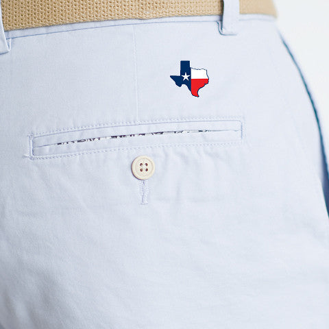 Texas Traditional Coastline Shorts Slate Blue
