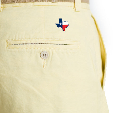 Texas Traditional Coastline Shorts Yellow