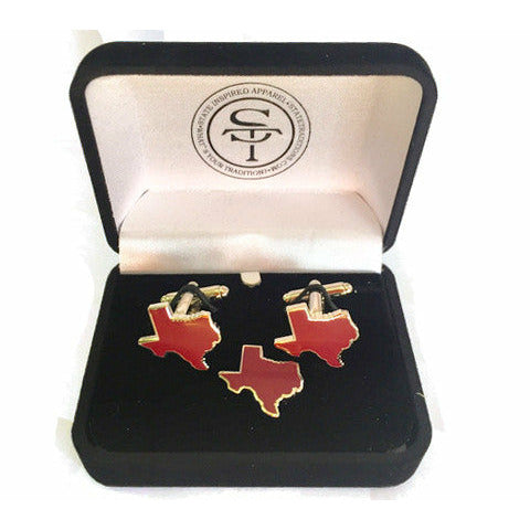 Texas College Station Gameday Cuff Links Set