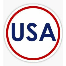 USA Circle Sticker